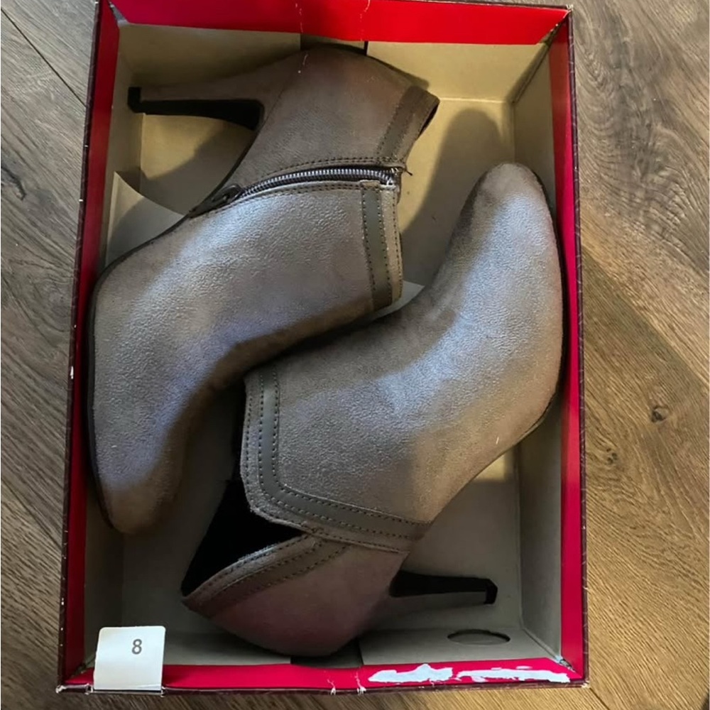 Grey Ankle Boots